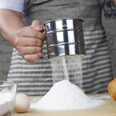Stainless steel flour sifter for baking